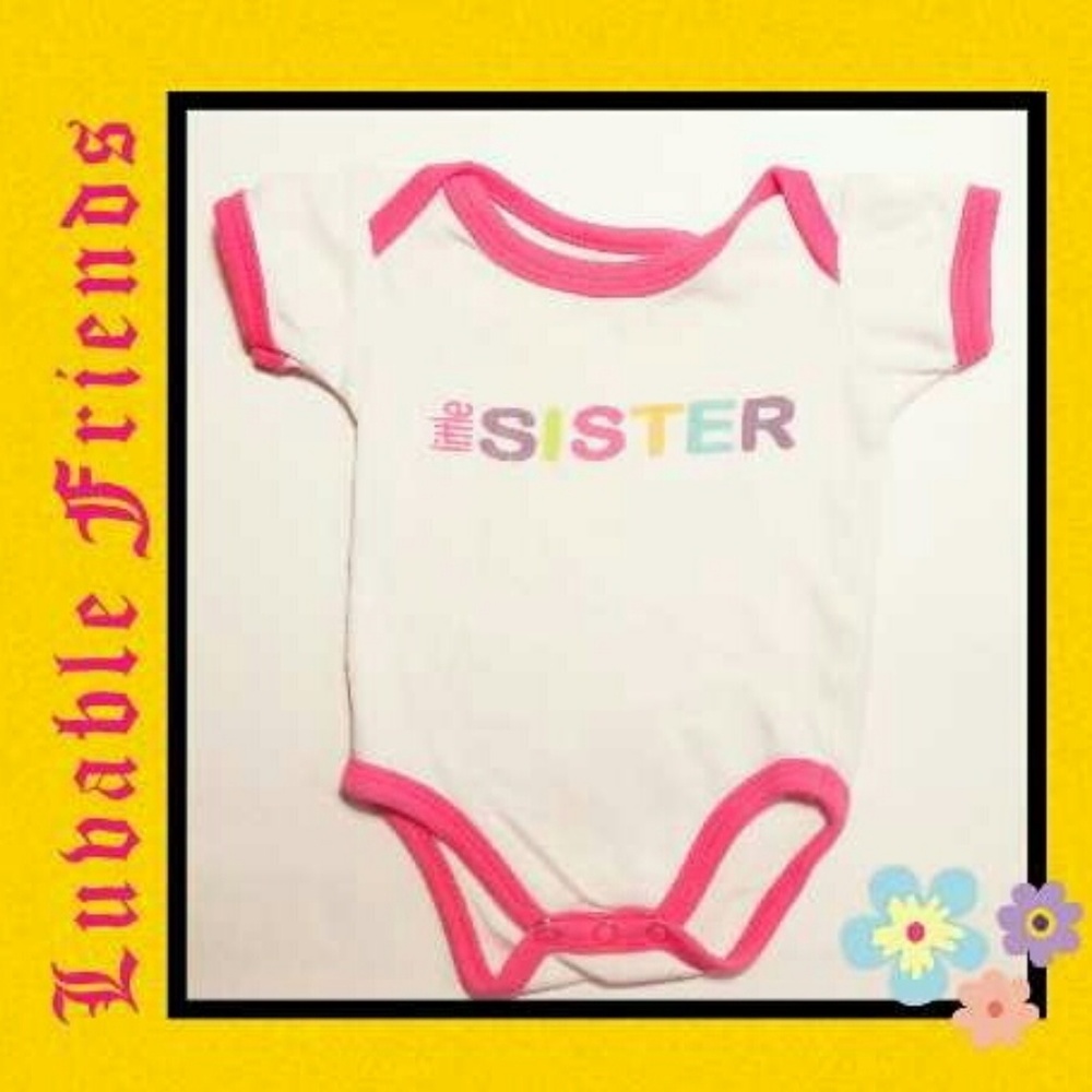 BUY 2 GET 1 FREE  Little Sister Onesie!! 0-3 mo